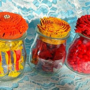 Handcrafted Wooden Flowers with Vase